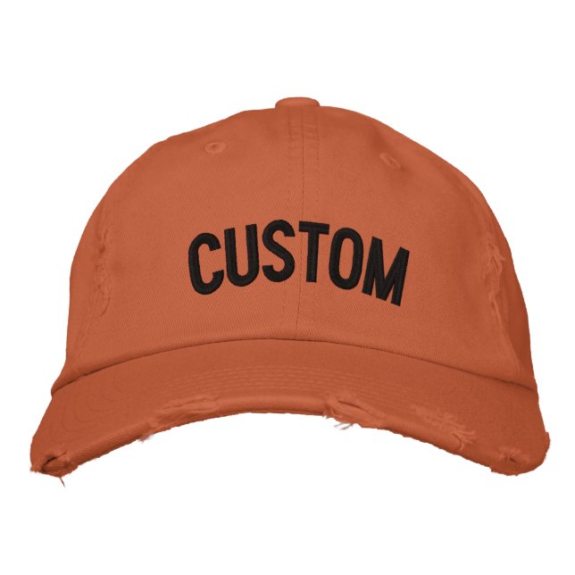 Bordada Diseñar su propio Gorra bordado (Anverso)