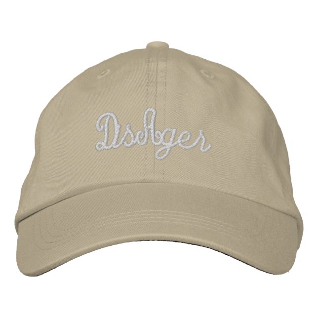 BORDADA DISEÑO DE ESTILO DE BORDADO DE GORRA (Anverso)