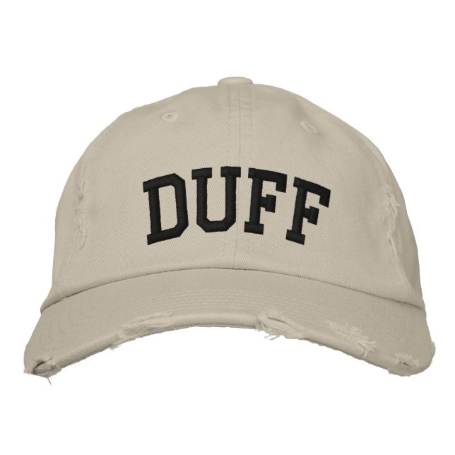 Bordada Duff Embroidered Gorra (Anverso)