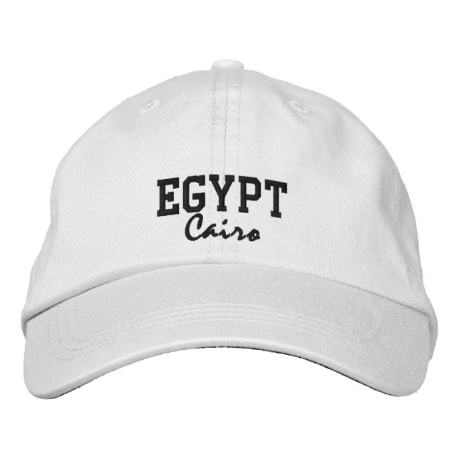 Bordada Egipto, Gorra Personalizado de El Cairo (Anverso)