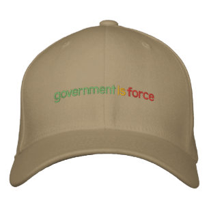 Bordada El gobierno es un Gorra violento