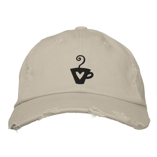 Bordada El Gorra bordado de Coffee Lover (Anverso)
