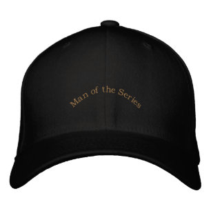 Bordada El hombre de la serie - Gorra de color negro