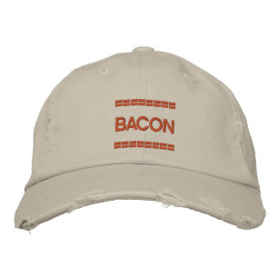 BORDADA EL MEJOR GORRA DE BACON EN EL MUNDO
