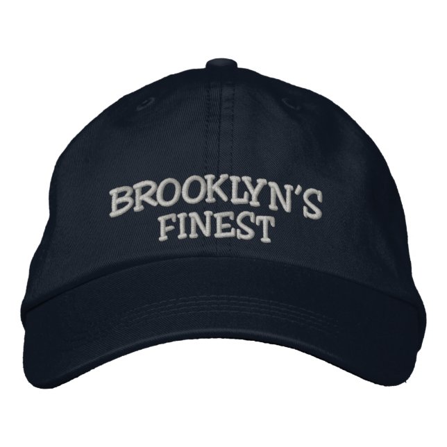 Bordada EL MEJOR Gorra DE BROOKLYN (Anverso)
