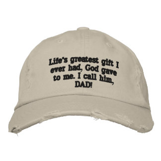 Bordada ¡El mejor Gorra del Día del Padre!