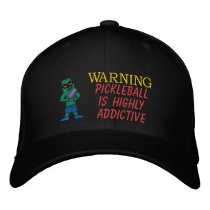 Bordada El pickleball Gorra bordado es adictivo