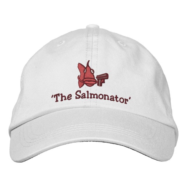 Bordada 'El salmonador' - Gorra bordado (Anverso)