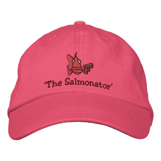 Bordada 'El salmonador' - Gorra bordado (Anverso)