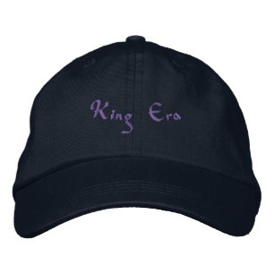 Bordada Era del Rey Premium Navy - Gorra Ajustable Moderna