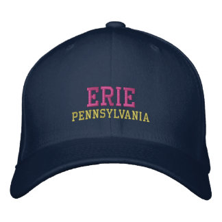 Bordada Erie Pennsylvania Embroidered Gorra