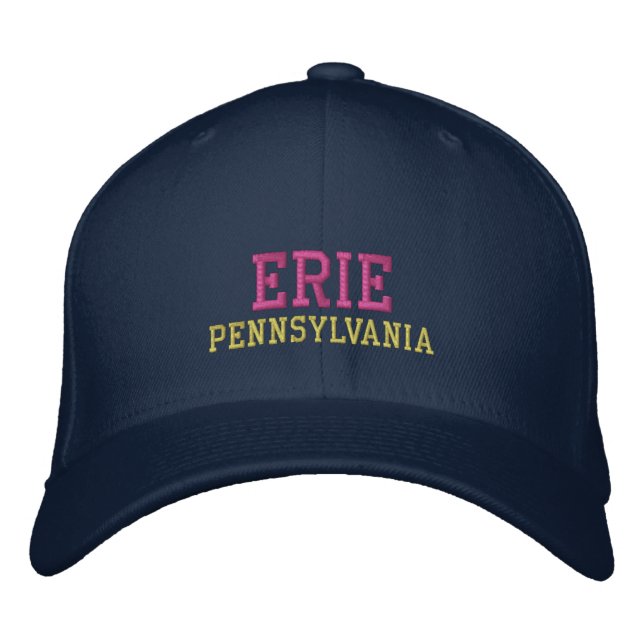 Bordada Erie Pennsylvania Embroidered Gorra (Anverso)