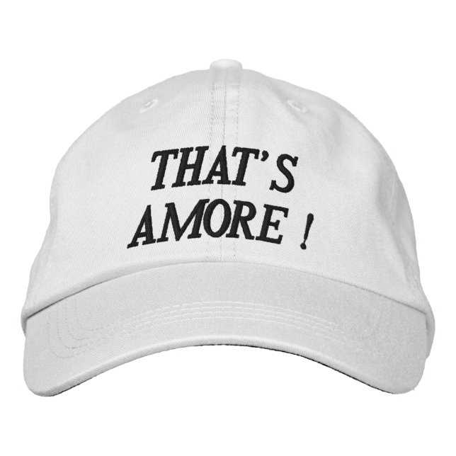 Bordada ESE ES AMORE Gorra Regulable Personalizado (Anverso)