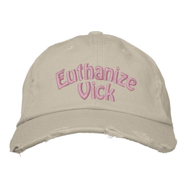 Bordada Euthanize Vick Gorra (Anverso)