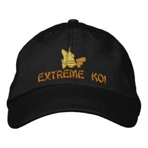 Bordada Extremo Koi - Gorra bordado