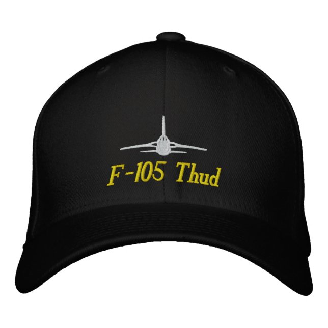 Bordada F-105 Gorra de golf (Anverso)