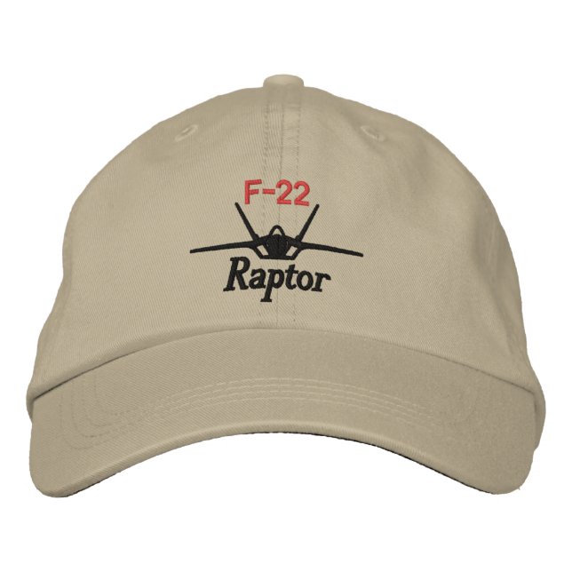 Bordada F-22 Gorra de golf (Anverso)