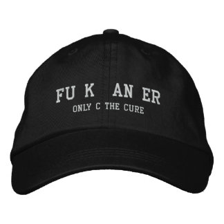 Bordada F Gorra de cáncer