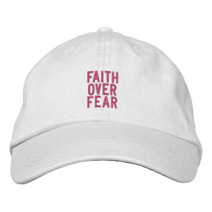 Bordada Faith Over Fear Gorra