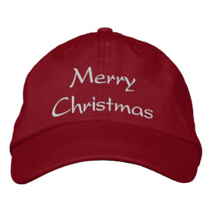 Bordada Feliz Gorra navideño