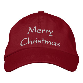 Bordada Feliz Gorra navideño