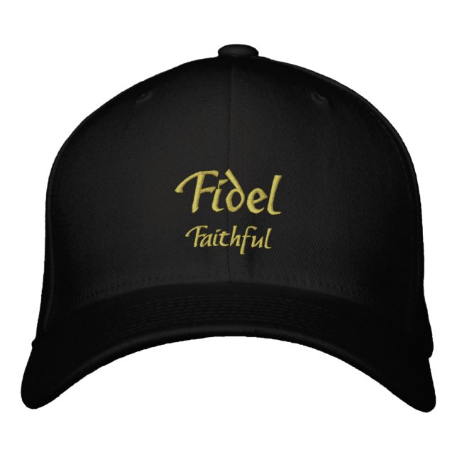 Bordada Fidel Nombre Cap / Gorra (Anverso)