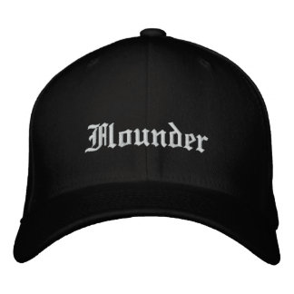 Bordada Flounder Black Gorra