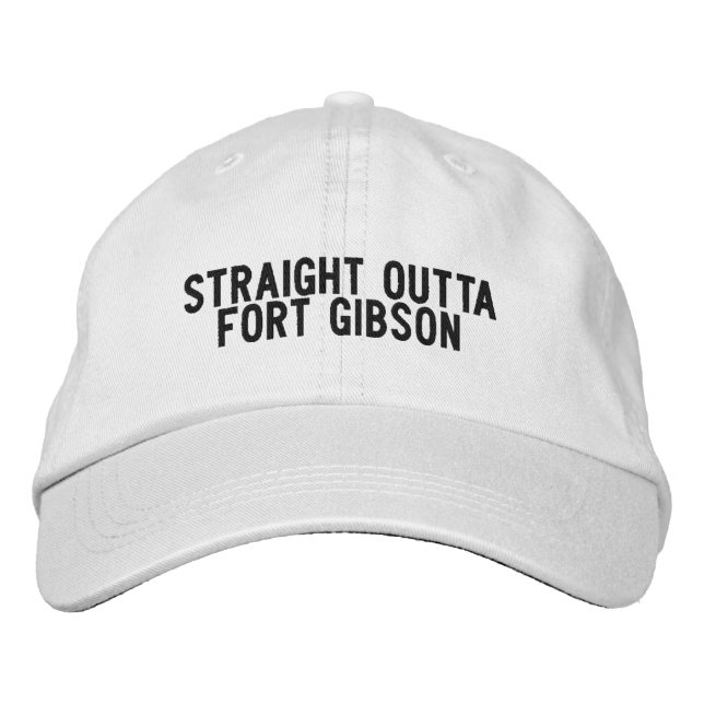 Bordada Fort Gibson Oklahoma Gorra (Anverso)