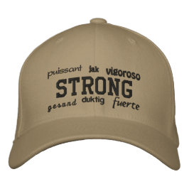Bordada Fuerte - Gorra bordado
