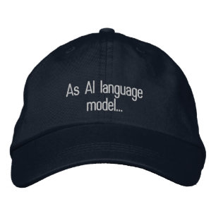 Bordada Funny AI Answer Gorra ChatGPT