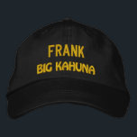 Bordada Funny BOSS Big Kahuna Gorra con el nombre personal<br><div class="desc">Funny BOSS Big Kahuna Gorra con Nombre Personalizado V18 ¿Tiene un gran software libre? Aquí hay un gorra divertido que puedes personalizar con un nombre. Este gorra forma parte de la GRAN colección de regalos BOSS. También puede cambiar el color gorra, el estilo gorra o el color de los hilos...</div>