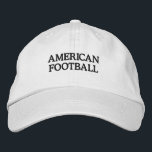 Bordada Fútbol gorra embistido<br><div class="desc">Fútbol gorra embistido</div>