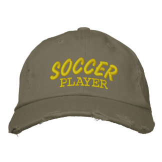 Bordada Futbolistas Personalizado Borrado Gorra