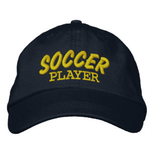 Bordada Futbolistas Personalizado Borrado Gorra