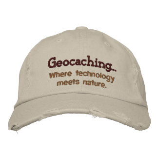 Bordada Geocaching Tech+Nature Embroid Gorra