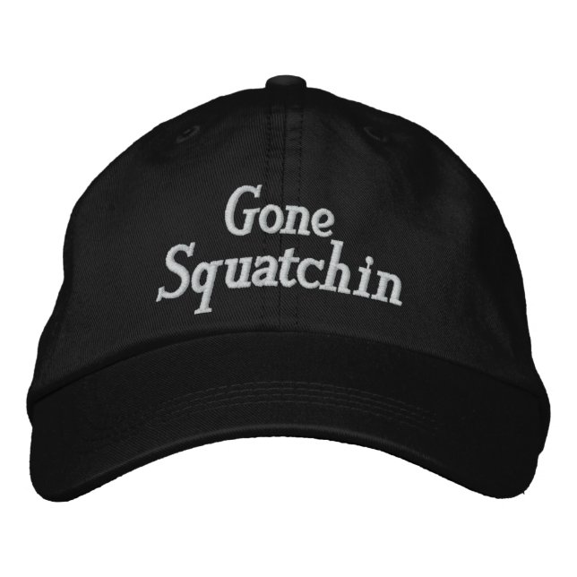 Bordada Gone Squatchin Embroidered Gorra (Anverso)