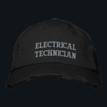 Bordada Gorra<br><div class="desc">TÉCNICO ELÉCTRICO Gorra BORRADO</div>