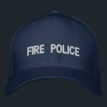 Bordada Gorra ABURRIDO POR LA POLICÍA DE INCENDIO<br><div class="desc">La Policía De Incendio Embrochó A Gorra.</div>