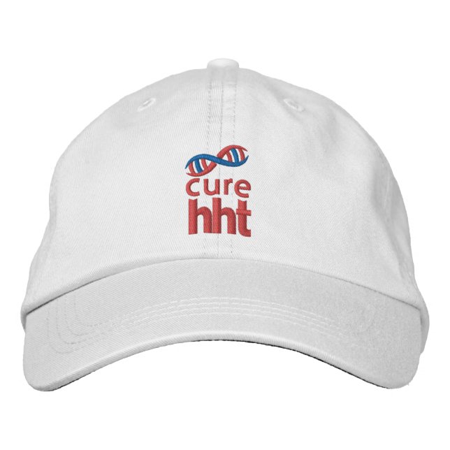 Bordada Gorra ajustable Cure HHT (Anverso)