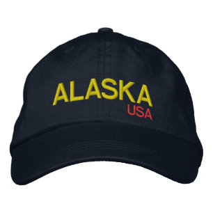 Bordada Gorra ajustable de Alaska USA