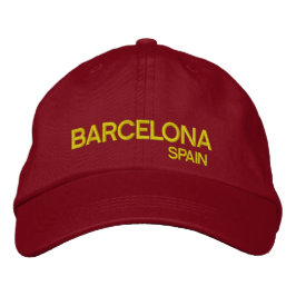 Bordada Gorra ajustable de Barcelona* España