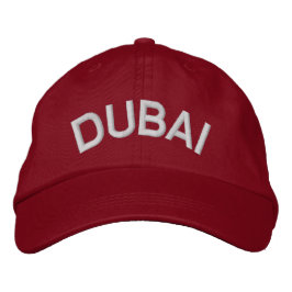 Bordada Gorra ajustable de Dubai*