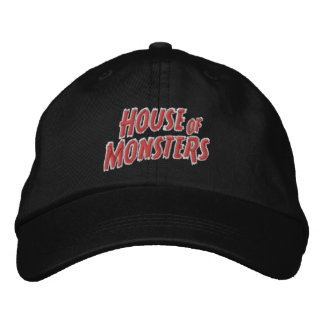 Bordada Gorra ajustable de la Casa de los Monstruos