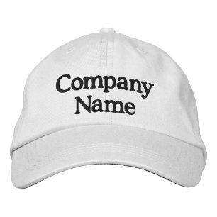 Bordada Gorra ajustable de la empresa personalizada