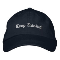 Gorra ajustable de la Marina inspiradora - "¡Sigan