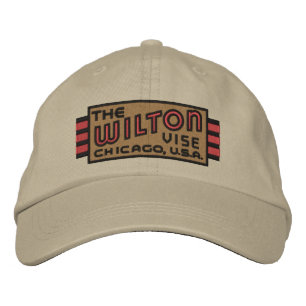 Bordada Gorra ajustable del logotipo Wilton Vise original