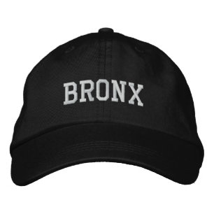 Bordada Gorra Ajustable Personalizada del Bronx