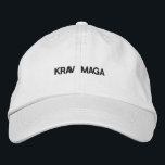 Bordada Gorra ajustable personalizado<br><div class="desc">Gorra ajustable con KRAV MAGA sobre él.</div>