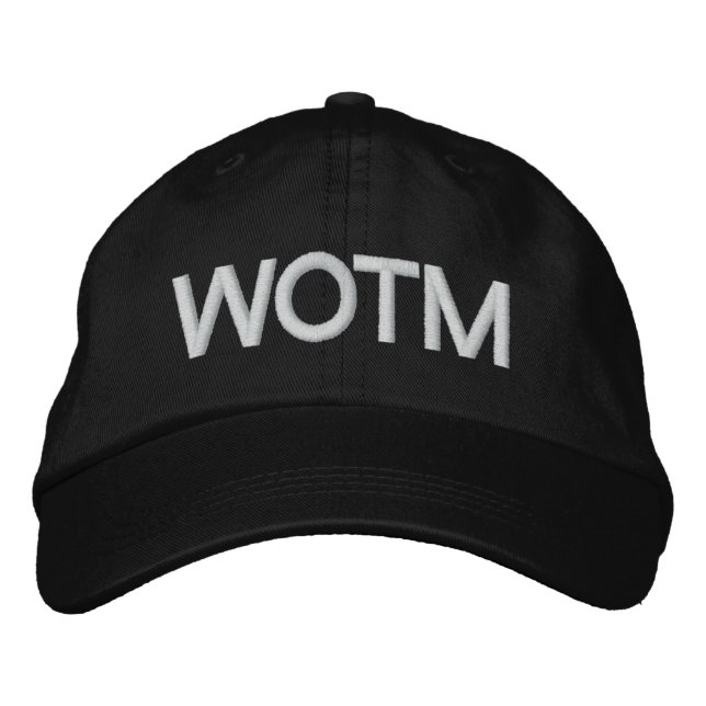 Bordada Gorra ajustable personalizado (Anverso)