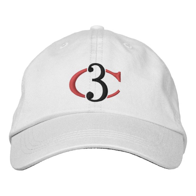 Bordada Gorra ajustable personalizado C3 (Anverso)